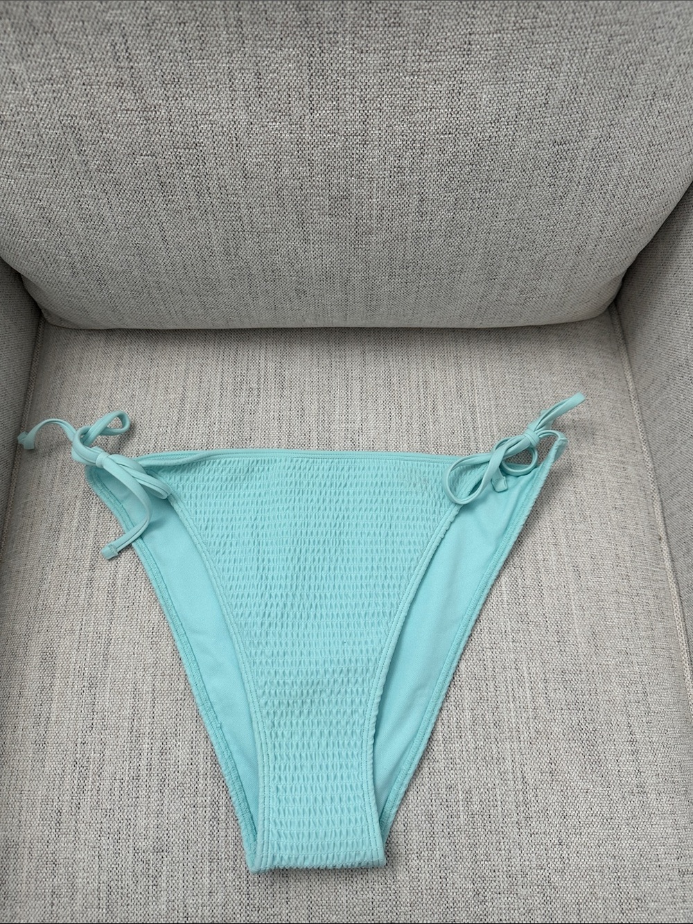 Hollister Light Aqua Tie-Side Bikini Bottoms
